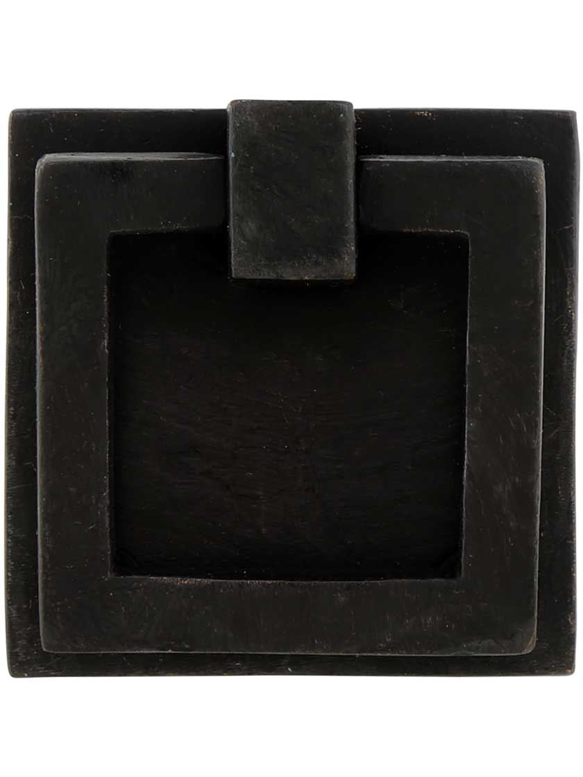 Square Bronze Ring Pull House Of Antique Hardware   RS 08AN 6359X Dark Bronze.00 